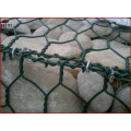 pvc beschichtete 8 x 10cm doppelt verdrehte sechseckige Masche gabions / gabion mesh